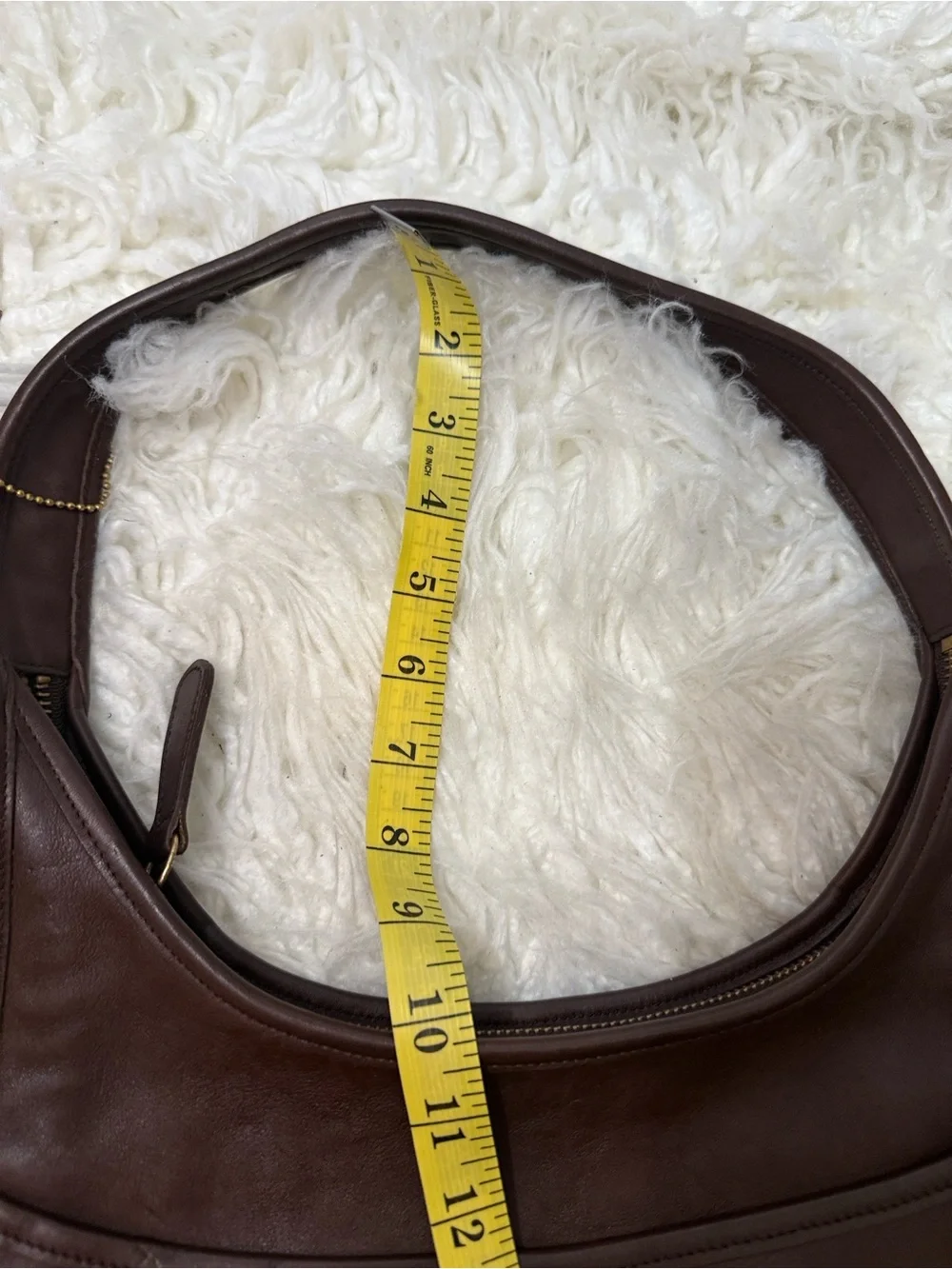 Coach Ergo 9033 Brown Leather Hobo Shoulder Bag